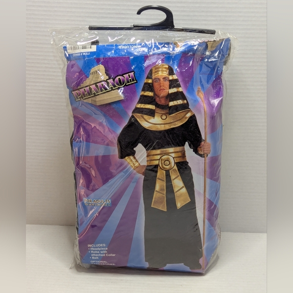 Forum Novelties | Men's Egyptian Pharaoh Costume Fits Up To Chest Size 42 - Picture 1 of 14